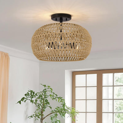 Casablanca 3 lt Semi Flush - Palladian Bronze (Neuheit)