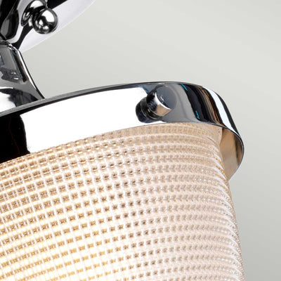 Dublin 1 Light Semi-Flush - Chrom poliert (Neuheit)