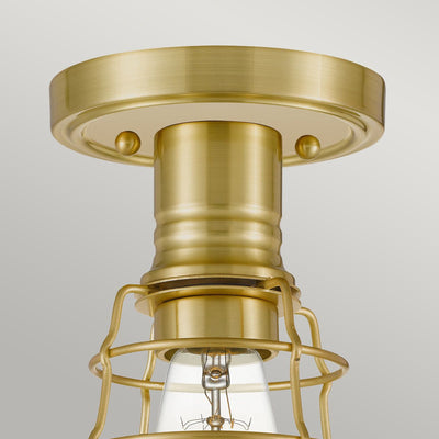 Mixon 1 Light Semi-Flush - Messing gebürstet (Neuheit) plus weitere Farben