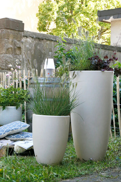 LED Blumentopf Shining Curvy Pot M