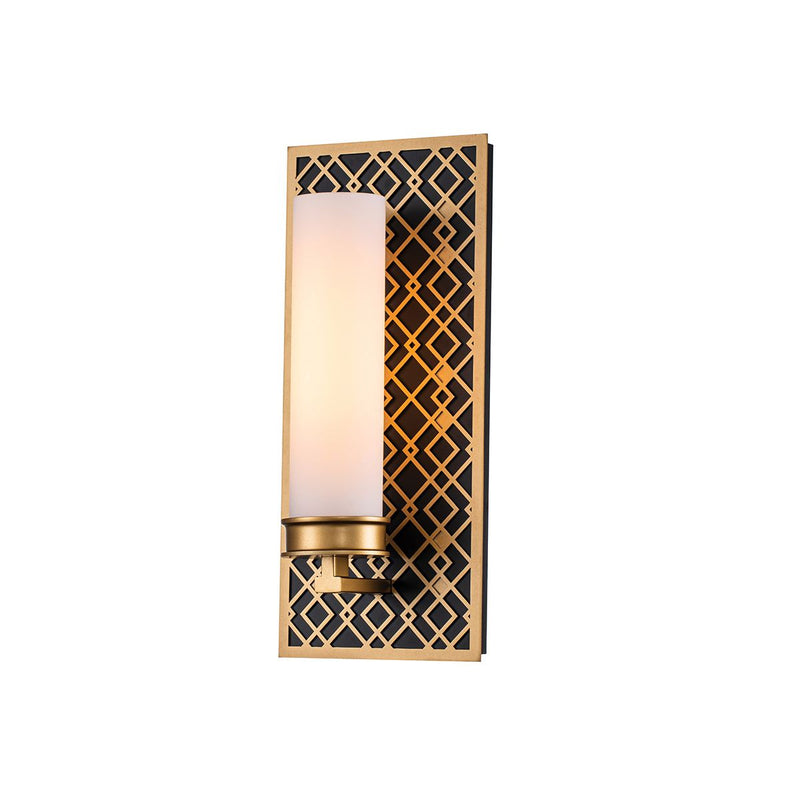 Ziggy 1 Wandleuchte - Gold lackiert und Silber (Neuheit)