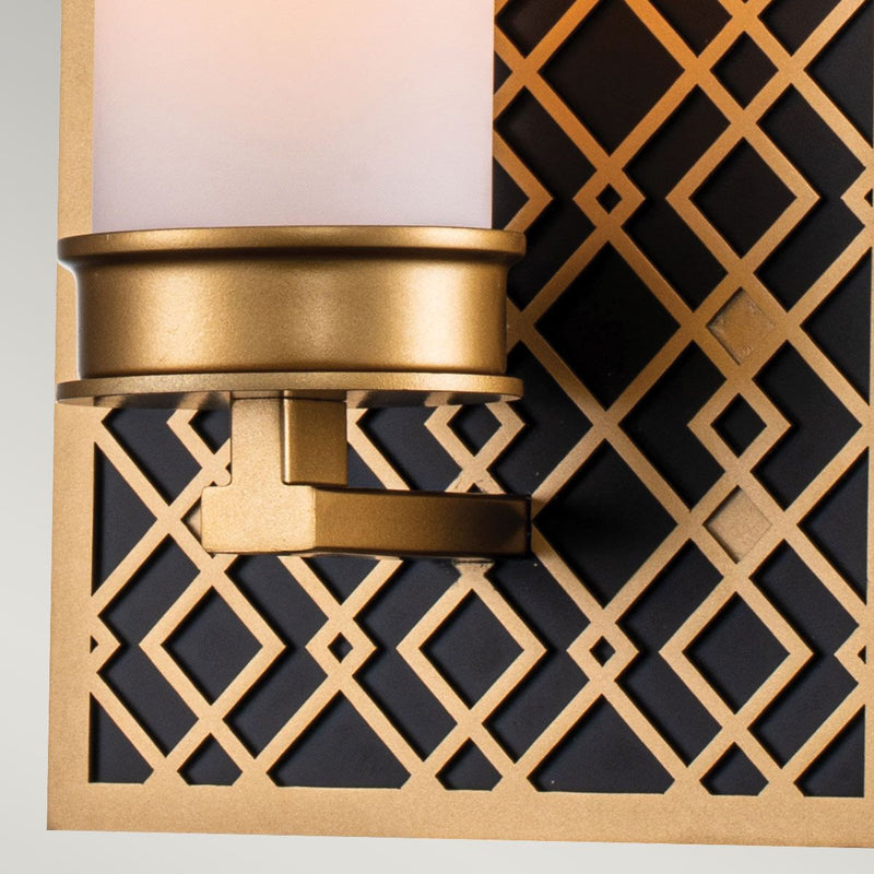 Ziggy 1 Wandleuchte - Gold lackiert und Silber (Neuheit)