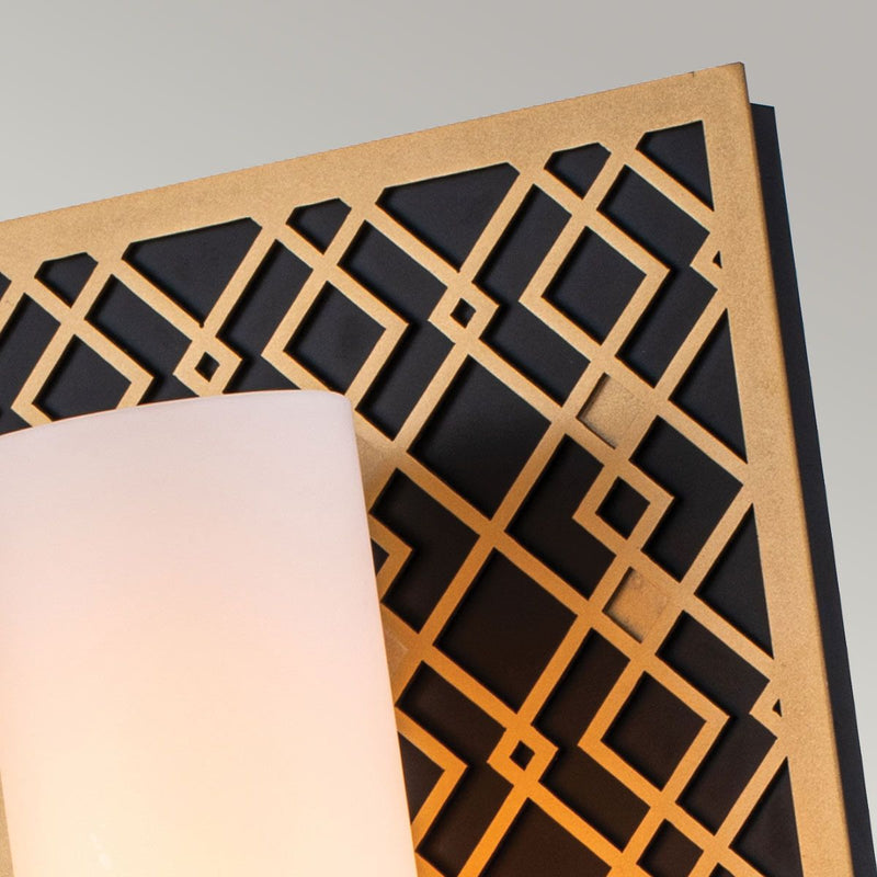 Ziggy 1 Wandleuchte - Gold lackiert und Silber (Neuheit)