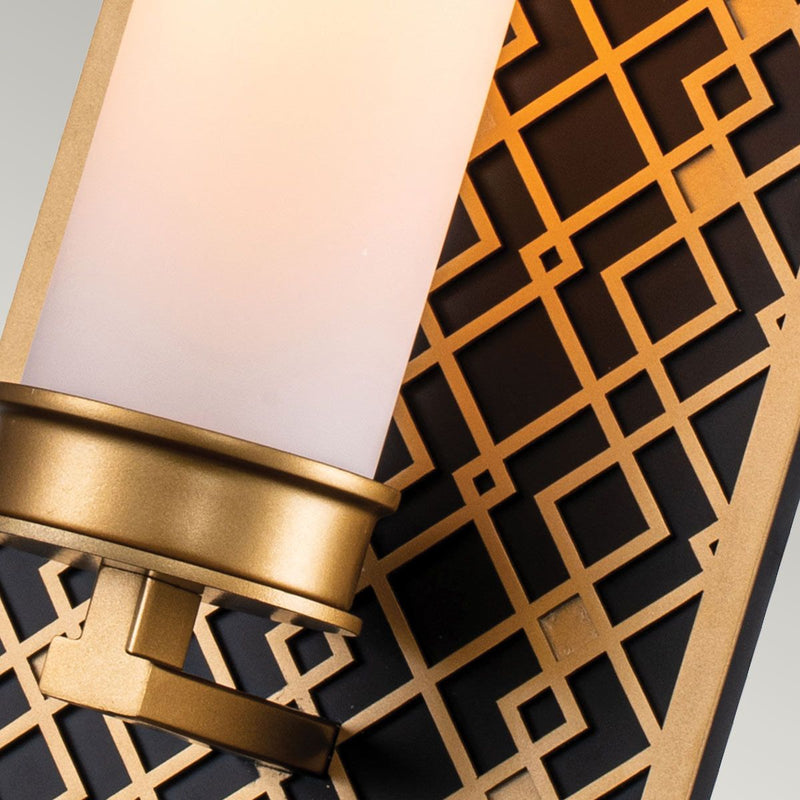 Ziggy 1 Wandleuchte - Gold lackiert und Silber (Neuheit)