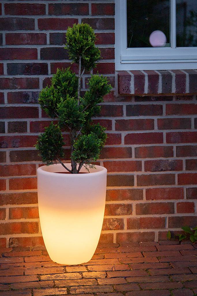 LED Blumentopf Shining Curvy Pot M - Clicklights Shop