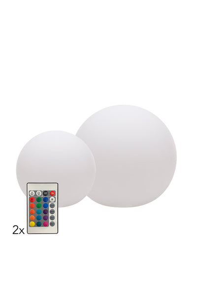 Kugelleuchten-Set "L" Shining Globe (40 & 50 cm) - Clicklights Shop