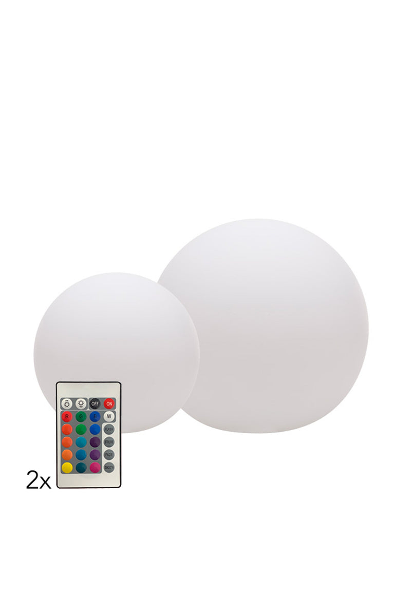 Kugelleuchten-Set "M" Shining Globe (30 & 50 cm) - Clicklights Shop