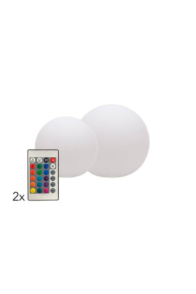 Kugelleuchten-Set "S" Shining Globe (30 & 40 cm) - Clicklights Shop