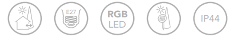 Shining House (H 57 cm/B 38,5 cm) - Clicklights Shop