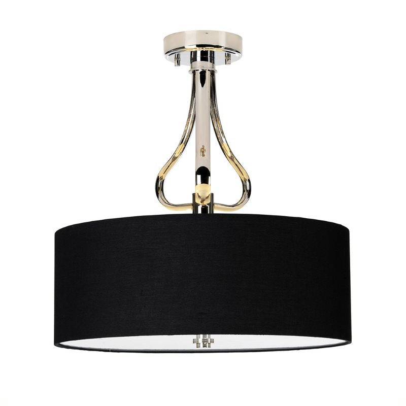 Falmouth 3 Light Semi Flush - Polished Chrome - Clicklights Shop