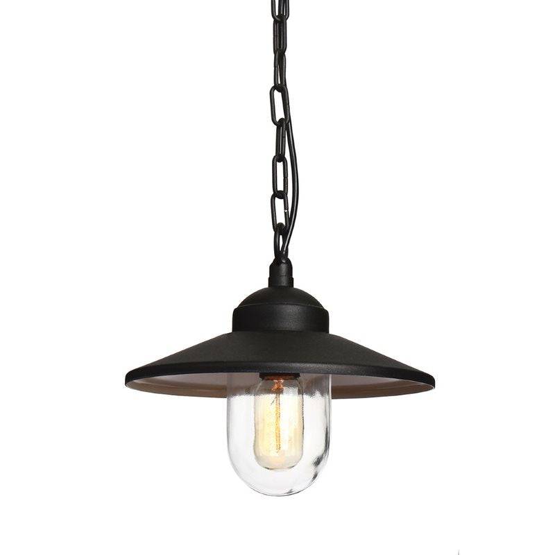 Klampenborg 1 Light Chain Lantern - Black - Clicklights Shop