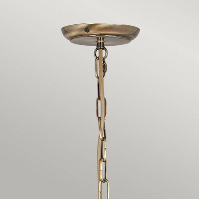 Artisan 3 Light Chandelier - Aged Brass - Clicklights Shop