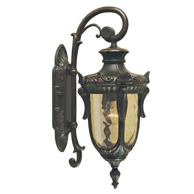 Philadelphia 1 Light Small Down Wall Lantern - Old Bronze - Clicklights Shop