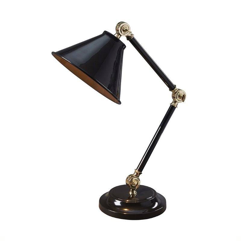 Provence Element 1 Light Mini Table Lamp - Black/Polished Brass - Clicklights Shop