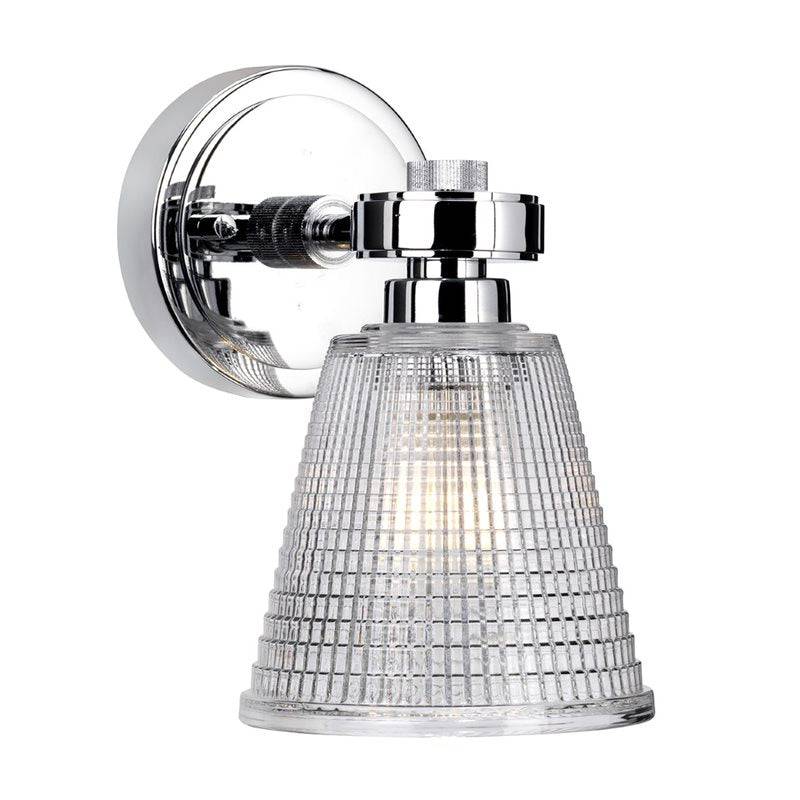 Gunnislake 1 Light Wall Light - Polished Chrome - Clicklights Shop