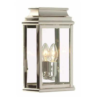 St Martins 1 Light Wall Lantern - Polished Nickel - Clicklights Shop