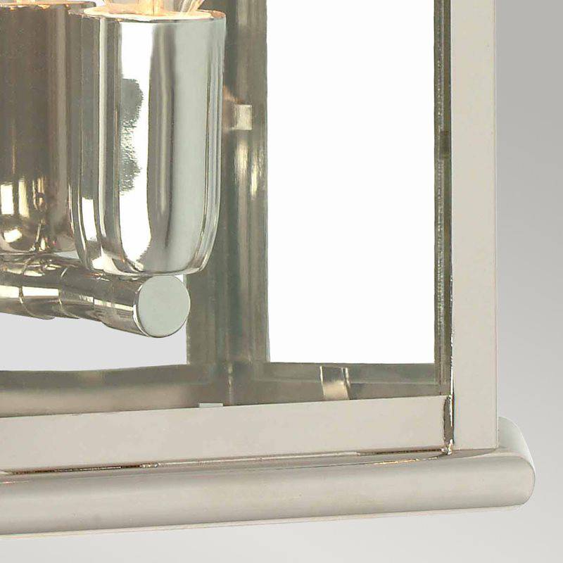 St Martins 1 Light Wall Lantern - Polished Nickel - Clicklights Shop