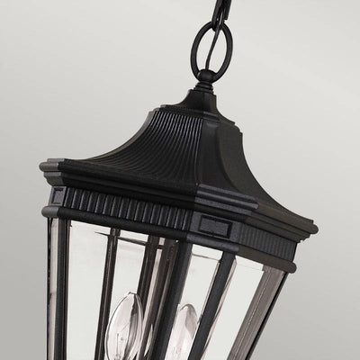 Cotswold Lane 2 Light Medium Chain Lantern - Black - Clicklights Shop