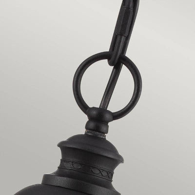 English Bridle 3 Light Large Chain Lantern - Black - Clicklights Shop