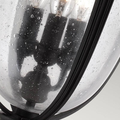 English Bridle 3 Light Large Chain Lantern - Black - Clicklights Shop