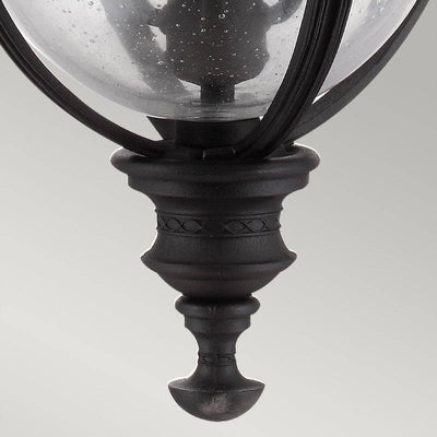 English Bridle 3 Light Large Chain Lantern - Black - Clicklights Shop