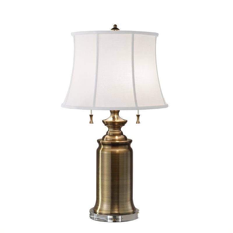 Stateroom 2 Light Table Lamp - Bali Brass - Clicklights Shop