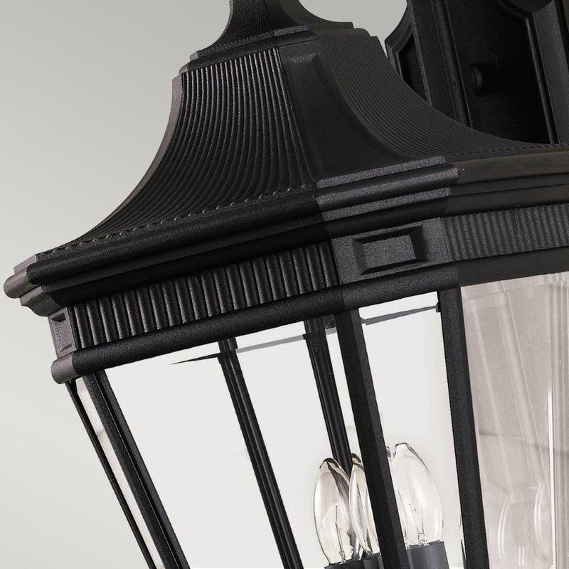 Cotswold Lane 3 Light Large Wall Lantern - Black - Clicklights Shop