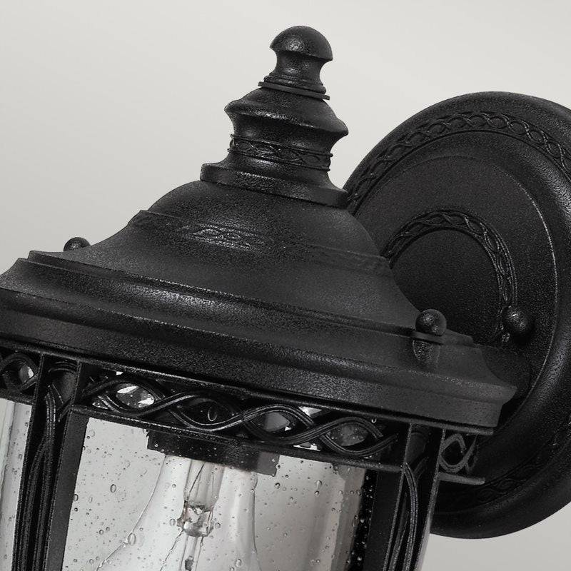 English Bridle 1 Light Small Wall Lantern - Black - Clicklights Shop