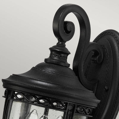 English Bridle 3 Light Medium Wall Lantern - Black - Clicklights Shop