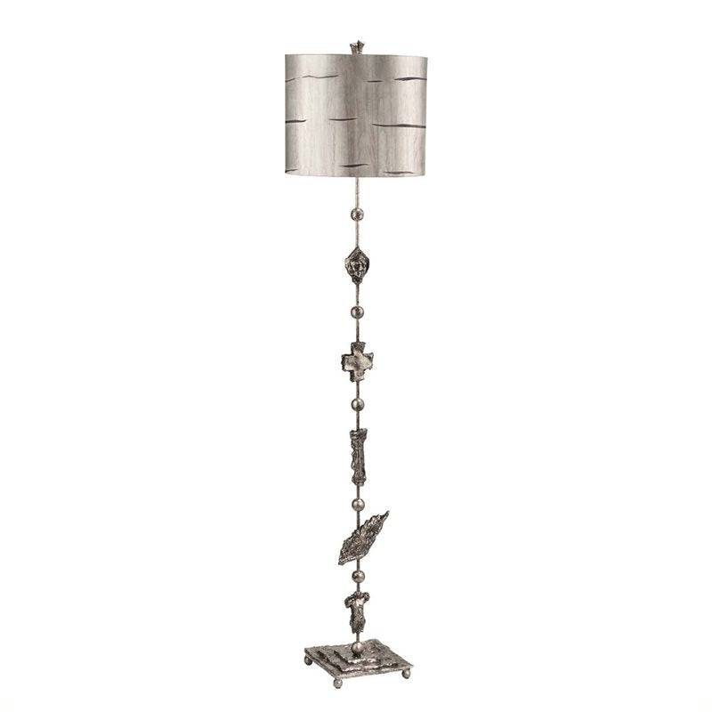 Fragment 1 Light Floor Lamp - Silver - Clicklights Shop