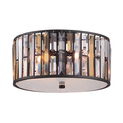 Gemma 3 Light Flush Mount - Vintage Bronze - Clicklights Shop