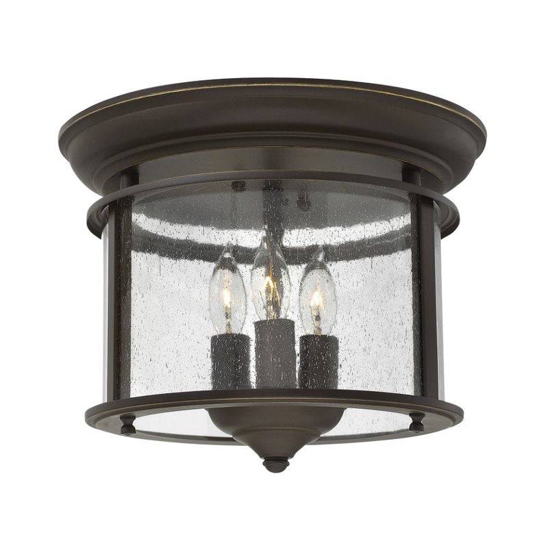 Gentry 3 Light Flush Mount - Olde Bronze - Clicklights Shop