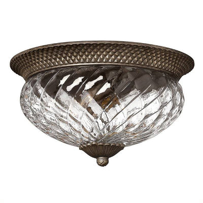 Plantation 3 Light Large Flush - Pearl Bronze - Clicklights Shop