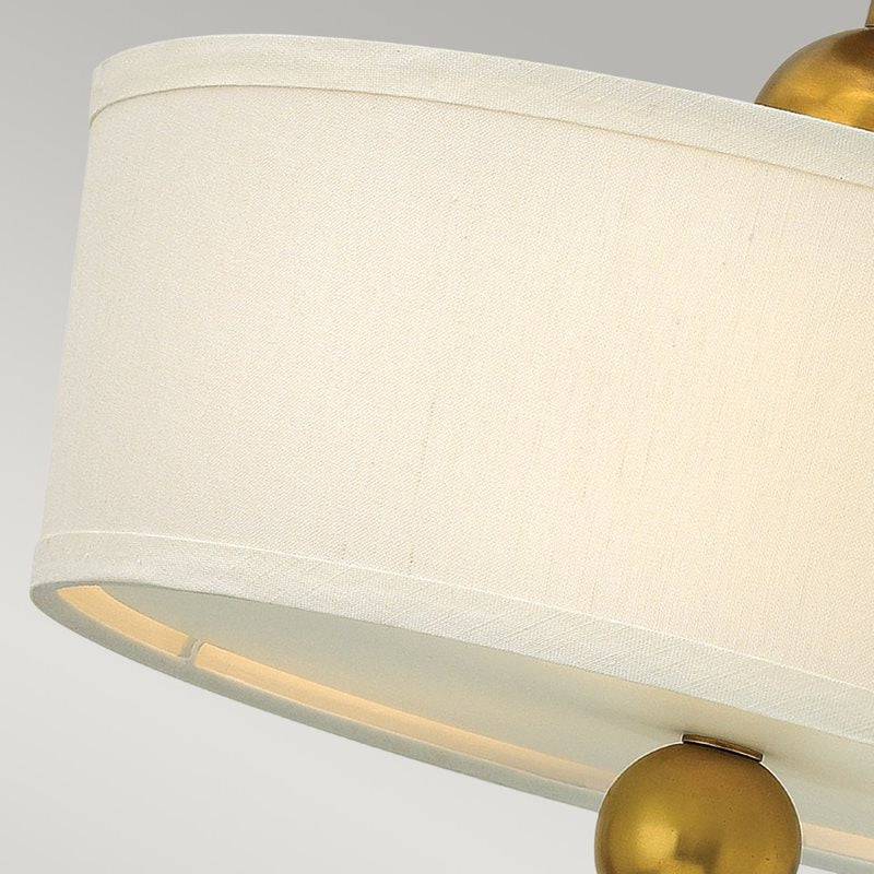 Zelda 3 Light Semi-Flush - Vintage Brass - Clicklights Shop