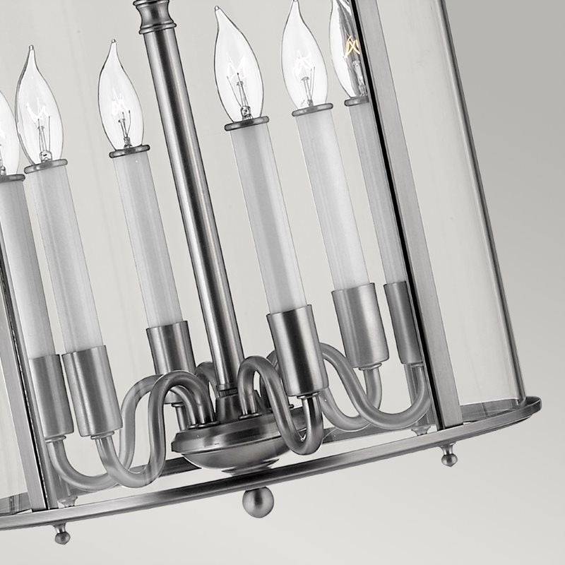 Gentry 6 Light Large Pendant - Pewter - Clicklights Shop