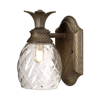 Plantation 1 Light Wall Light - Pearl Bronze - Clicklights Shop