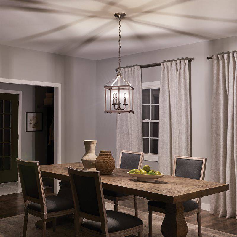 Larkin 3 Light Medium Pendant - Brushed Nickel - Clicklights Shop