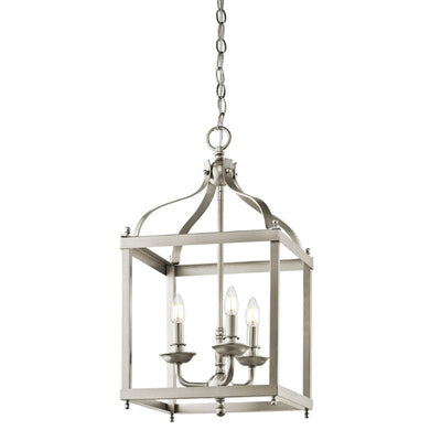 Larkin 3 Light Medium Pendant - Brushed Nickel - Clicklights Shop