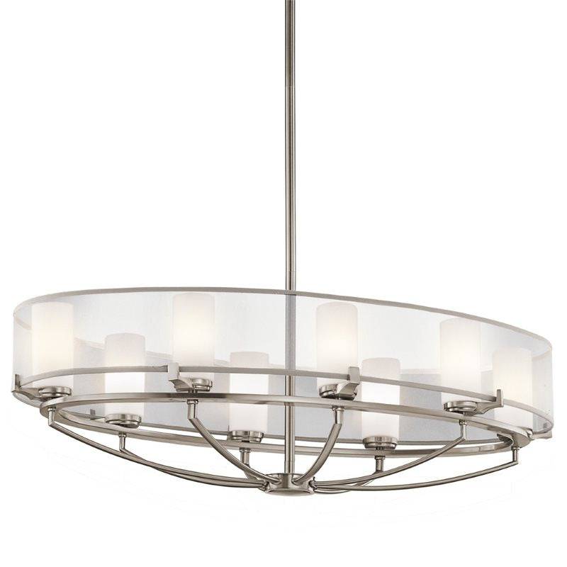 Saldana 8 Light Oval Chandelier - Clicklights Shop