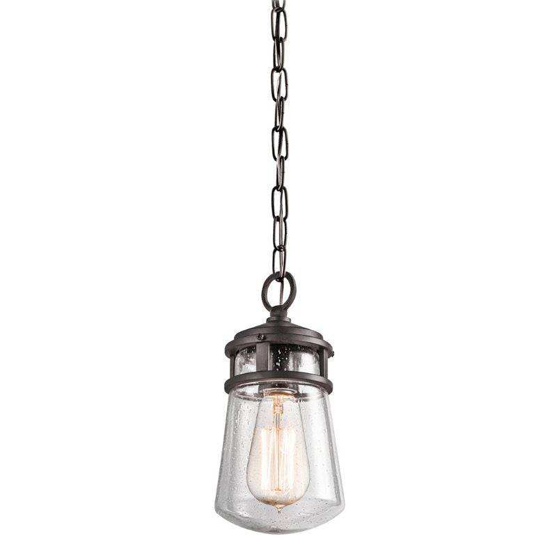 Lyndon 1 Light Small Chain Lantern - Architectural Bronze - Clicklights Shop