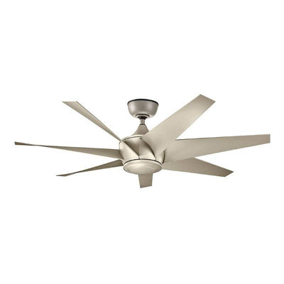 Lehr II - 54in / 137cm Fan - Antique Satin Silver - Clicklights Shop