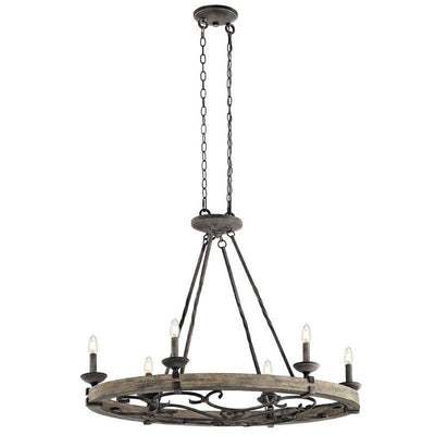 Taulbee 6 Light Oval Chandelier - Clicklights Shop