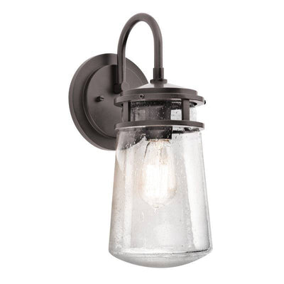 Lyndon 1 Light Medium Wall Lantern - Architectural Bronze - Clicklights Shop
