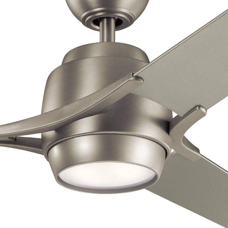 Zeus - 60in / 152cm Fan - Brushed Nickel - Clicklights Shop