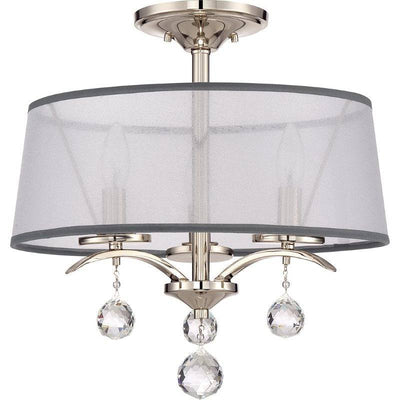 Whitney 3 Light Semi Flush/Pendant - Clicklights Shop