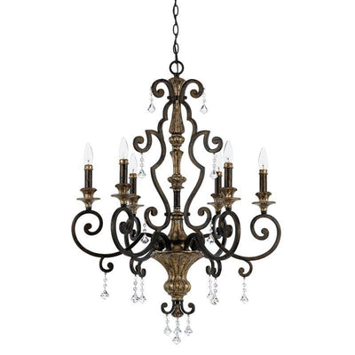 Marquette 6 Light Chandelier - Clicklights Shop