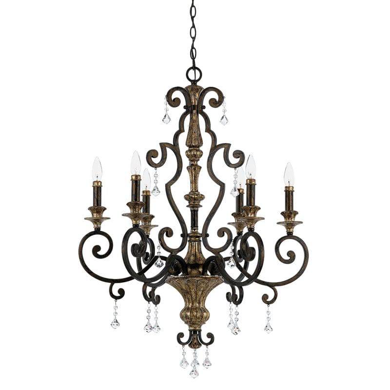 Marquette 6 Light Chandelier - Clicklights Shop