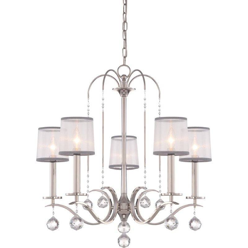 Whitney 5 Light Chandelier - Clicklights Shop